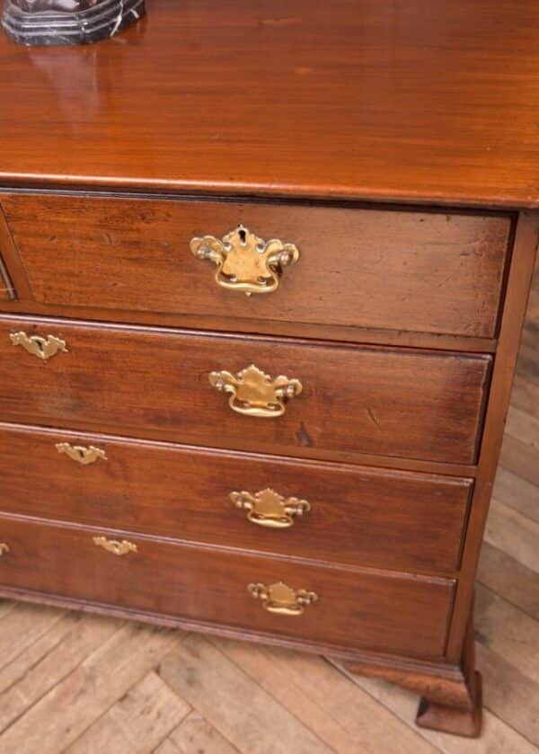 Neat Georgian Mahogany 2 Over 3 Chest Of Drawers SAI2146 - Image 11