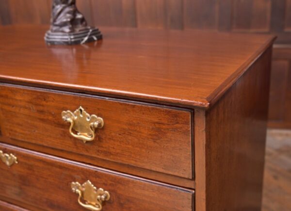 Neat Georgian Mahogany 2 Over 3 Chest Of Drawers SAI2146 - Image 10
