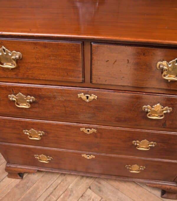 Neat Georgian Mahogany 2 Over 3 Chest Of Drawers SAI2146 - Image 9