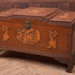 19th Century Chinese Carved Camphor Wood Storage Box SAI2254 Antique Furniture