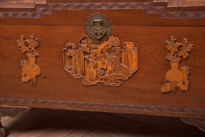 19th Century Chinese Carved Camphor Wood Storage Box SAI2254 - Image 8
