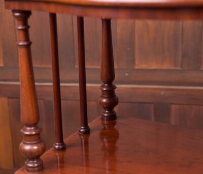 Superb Victorian Mahogany 4 Trier Whatnot SAI2153 - Image 16