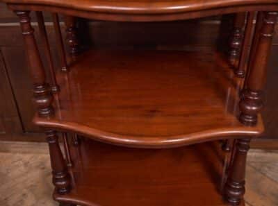 Superb Victorian Mahogany 4 Trier Whatnot SAI2153 - Image 9