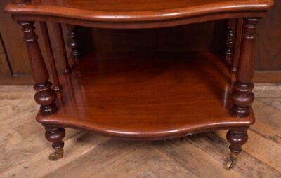 Superb Victorian Mahogany 4 Trier Whatnot SAI2153 - Image 8