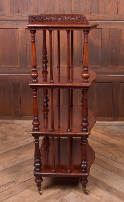 Superb Victorian Mahogany 4 Trier Whatnot SAI2153 - Image 2
