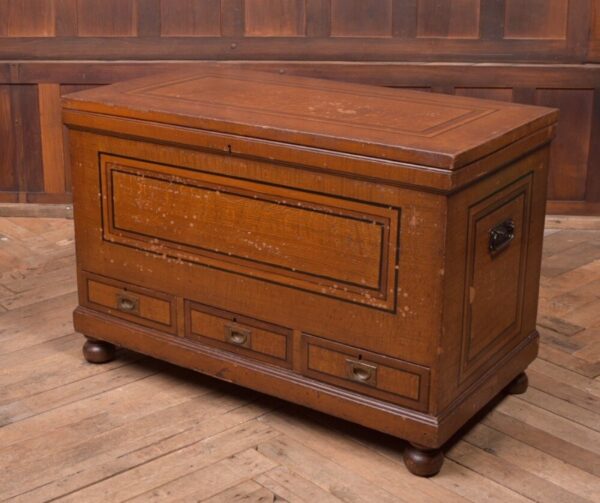 Original Victorian Scumbled Pine Mule Chest SAI2157