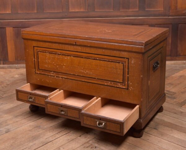 Original Victorian Scumbled Pine Mule Chest SAI2157 - Image 7