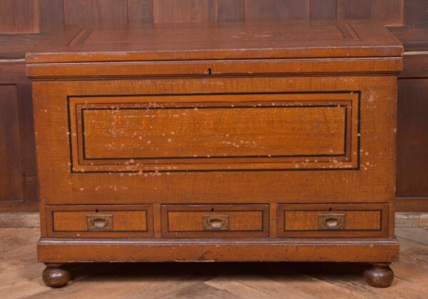 Original Victorian Scumbled Pine Mule Chest SAI2157 - Image 8