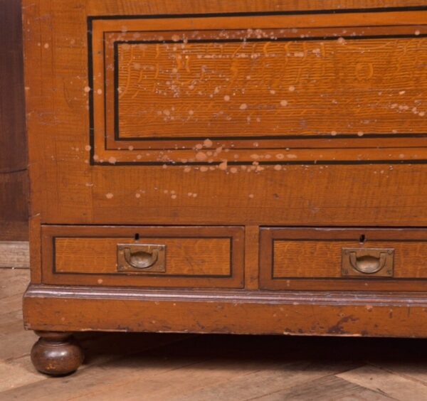 Original Victorian Scumbled Pine Mule Chest SAI2157 - Image 11