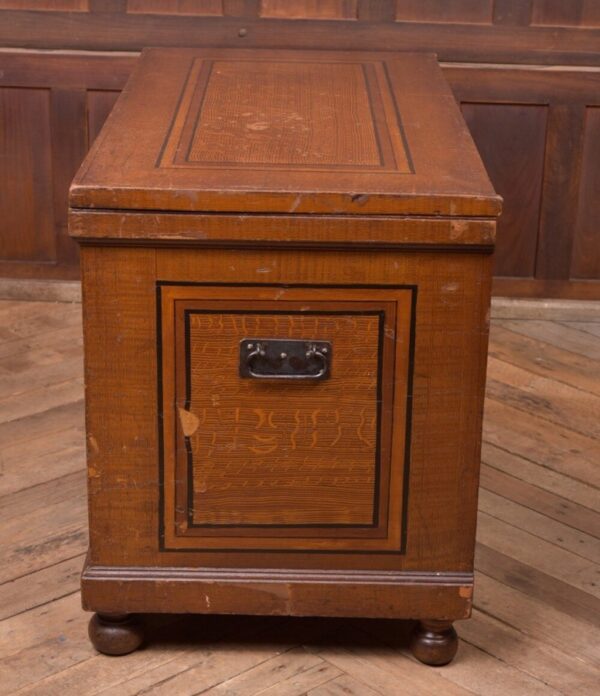 Original Victorian Scumbled Pine Mule Chest SAI2157 - Image 15