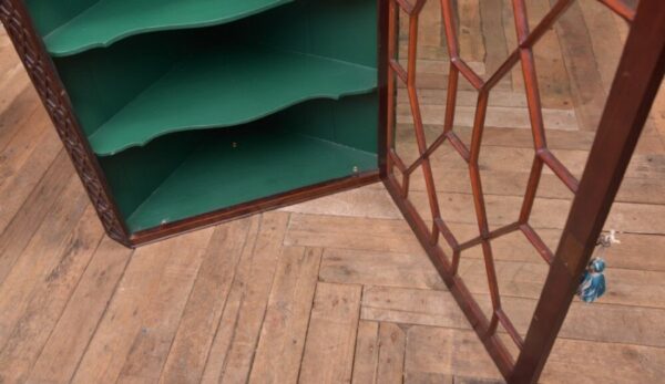 Edwardian Mahogany Hanging Corner Cabinet SAI2158 - Image 5