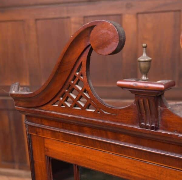 Edwardian Mahogany Hanging Corner Cabinet SAI2158 - Image 7