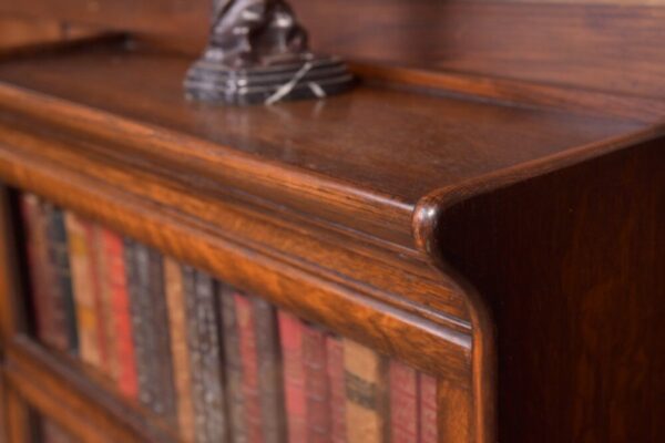 Edwardian Oak Sectional Barristers Bookcase SAI2159 Antique Furniture 8