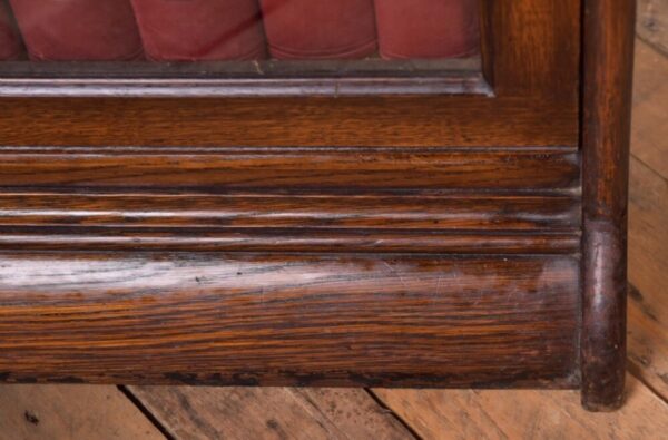 Edwardian Oak Sectional Barristers Bookcase SAI2159 - Image 11