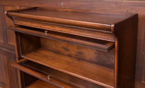 Edwardian Oak Sectional Barristers Bookcase SAI2159 - Image 7