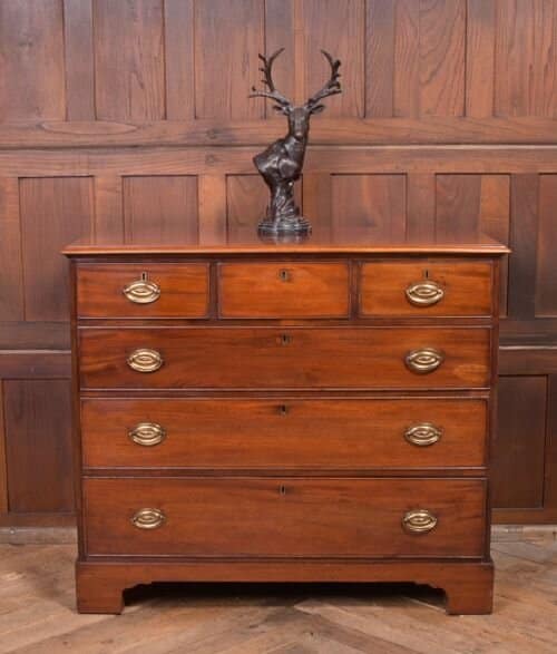 19th Century Mahogany 3 Over 3 Chest Of Drawers SAI2164 Antique Furniture 3