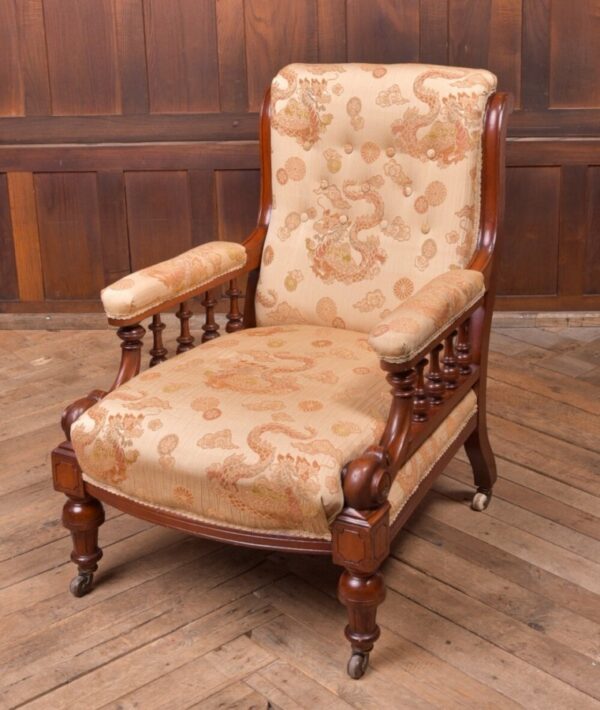 Victorian Mahogany Arm Chair SAI2166 Antique Furniture 3