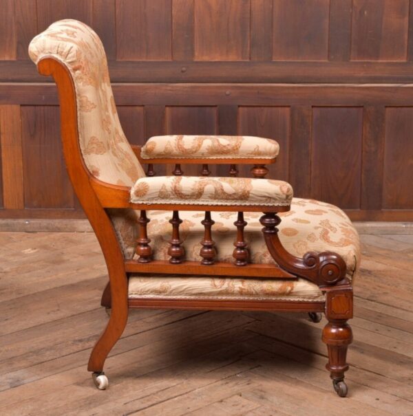 Victorian Mahogany Arm Chair SAI2166 - Image 4