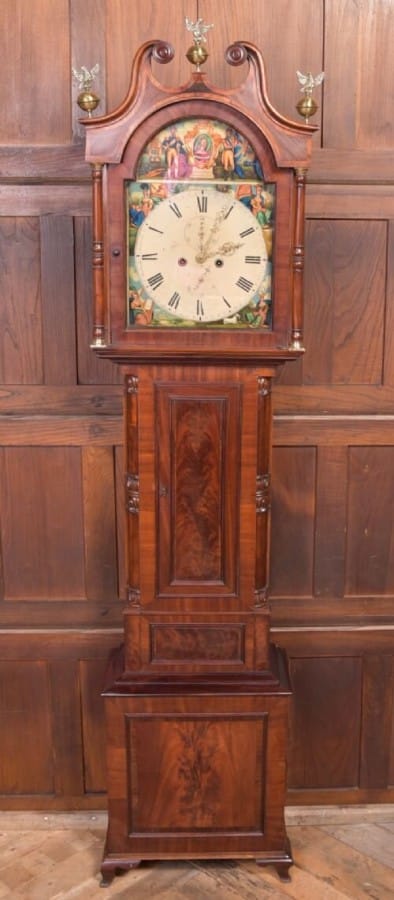 Superb Scottish Victorian Mahogany Longcase Clock By Peter Whytock Of Dundee SAI2168 Antique Furniture 3