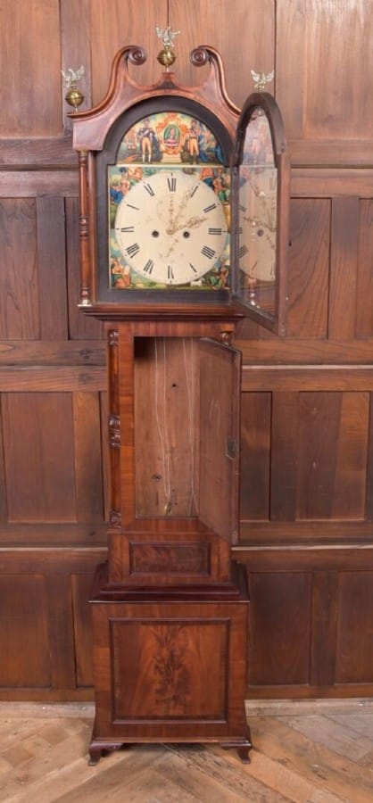 Superb Scottish Victorian Mahogany Longcase Clock By Peter Whytock Of Dundee SAI2168 Antique Furniture 7