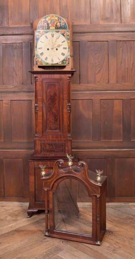 Superb Scottish Victorian Mahogany Longcase Clock By Peter Whytock Of Dundee SAI2168 Antique Furniture 6