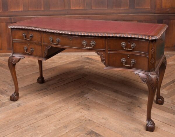 Edwardian Mahogany Chippendale Style Writing Desk SAI2169