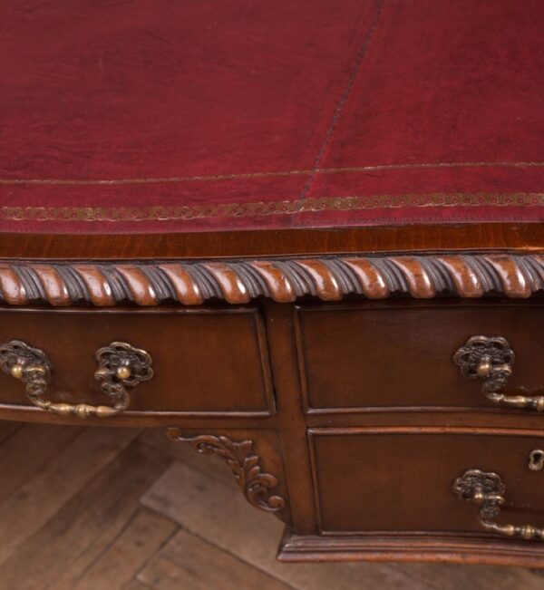 Edwardian Mahogany Chippendale Style Writing Desk SAI2169 - Image 12