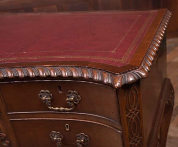 Edwardian Mahogany Chippendale Style Writing Desk SAI2169 - Image 7