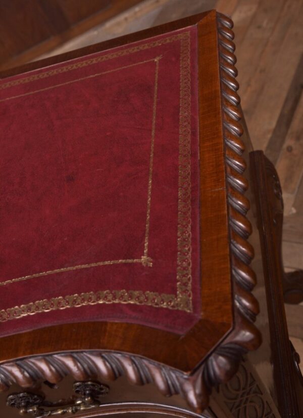 Edwardian Mahogany Chippendale Style Writing Desk SAI2169 - Image 15