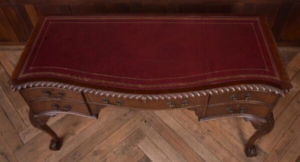 Edwardian Mahogany Chippendale Style Writing Desk SAI2169 - Image 4