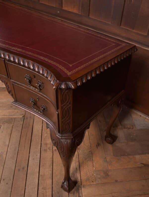 Edwardian Mahogany Chippendale Style Writing Desk SAI2169 - Image 13