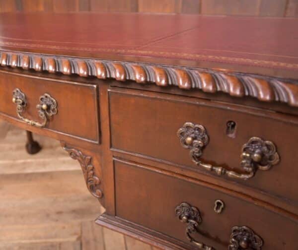 Edwardian Mahogany Chippendale Style Writing Desk SAI2169 - Image 9
