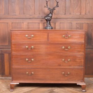 Handsome Georgian Mahogany 2 Over 3 Chest Of Drawers SAI2171 Antique Furniture