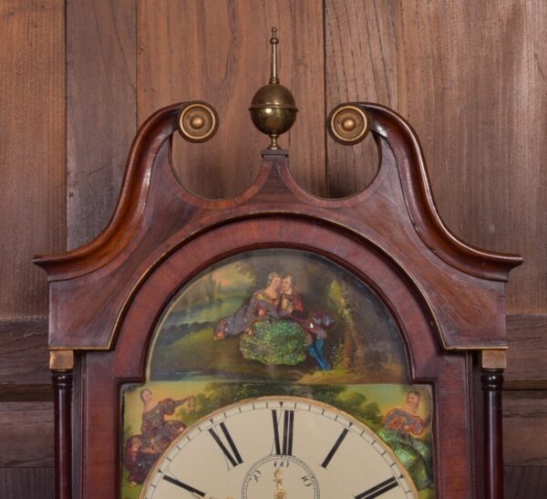 Scottish Victorian Mahogany Longcase Clock SAI2178 Antique Furniture 7