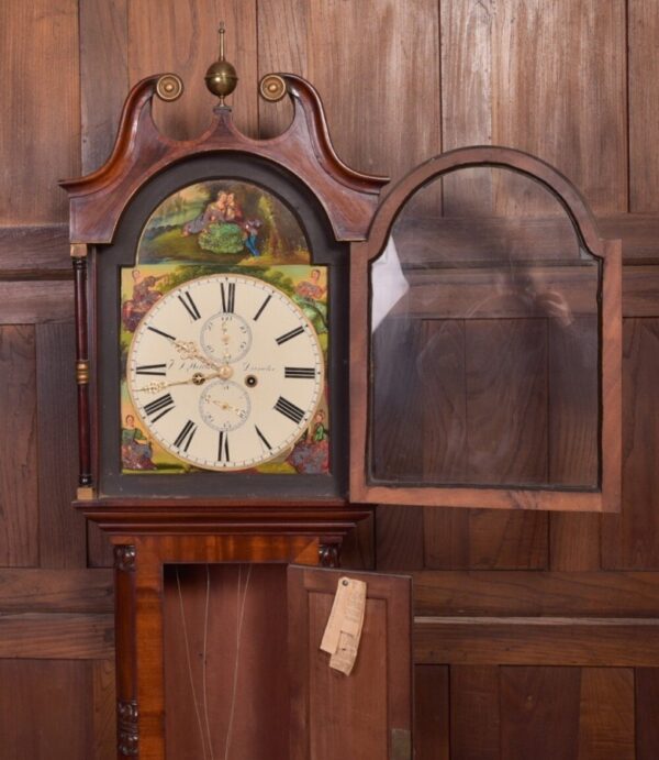 Scottish Victorian Mahogany Longcase Clock SAI2178 Antique Furniture 8