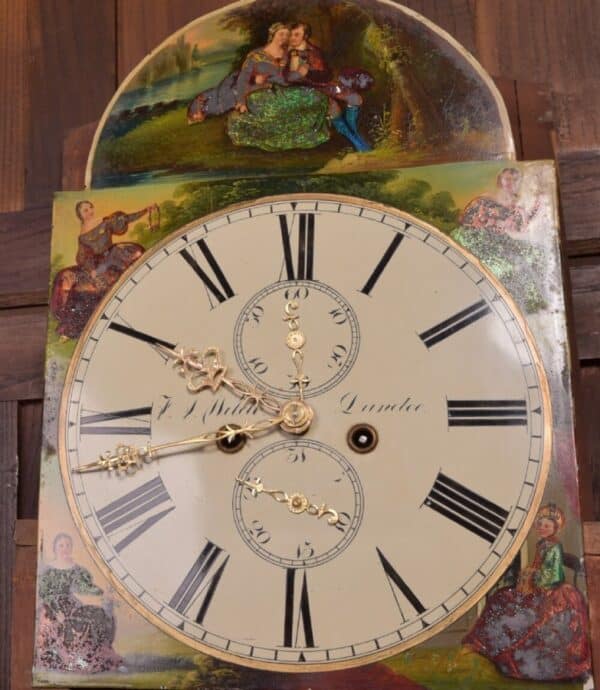 Scottish Victorian Mahogany Longcase Clock SAI2178 Antique Furniture 12