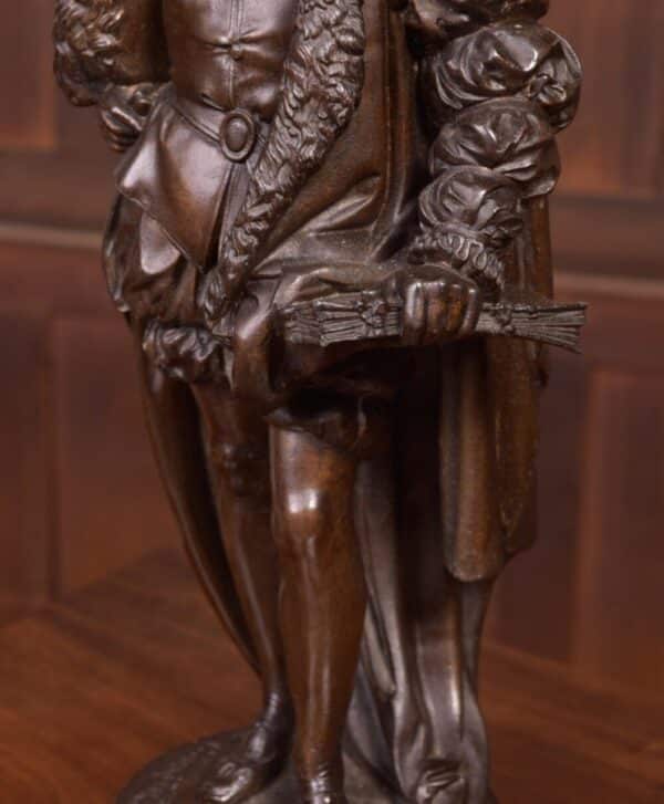 19th Century Bronzed Figure Of Corregio SAI2181 Antique Furniture 12
