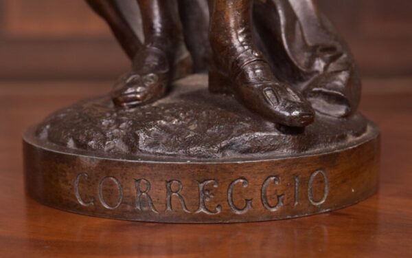 19th Century Bronzed Figure Of Corregio SAI2181 Antique Furniture 10