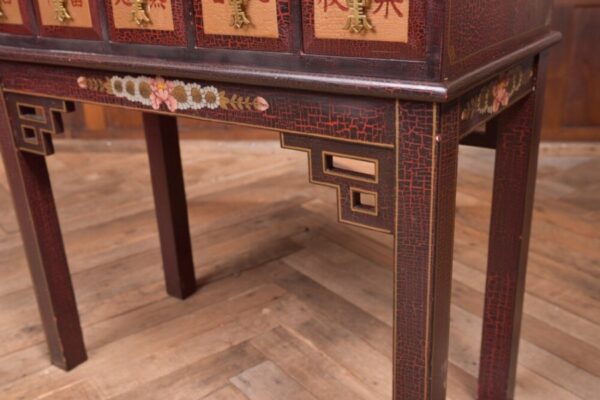 Painted Chinese Apothecary Chest On Stand SAI2183 - Image 2