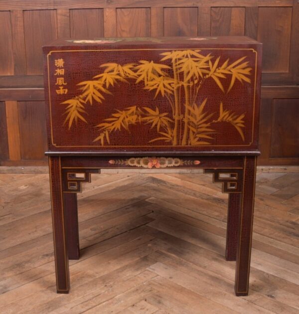 Painted Chinese Apothecary Chest On Stand SAI2183 - Image 11