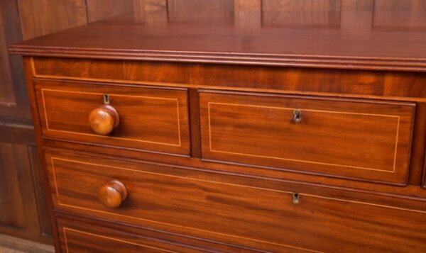 Superb19th Century Inlaid Mahogany Chest Of Drawers SAI2193 Antique Furniture 7