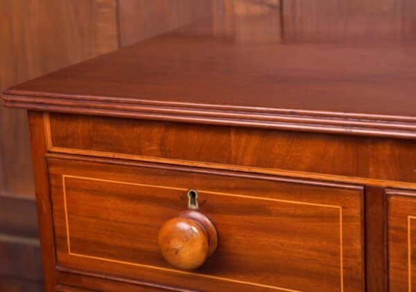 Superb19th Century Inlaid Mahogany Chest Of Drawers SAI2193 - Image 6