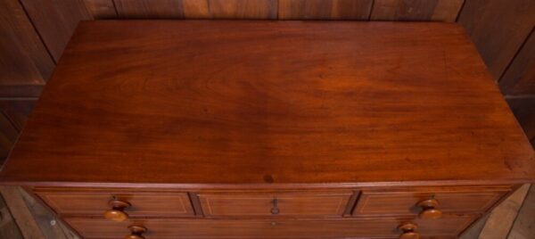 Superb19th Century Inlaid Mahogany Chest Of Drawers SAI2193 Antique Furniture 12