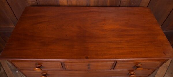 Superb19th Century Inlaid Mahogany Chest Of Drawers SAI2193 - Image 10