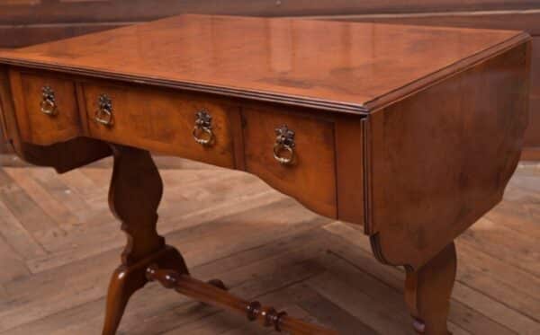 Burr Walnut Sofa Table SAI2197 - Image 15