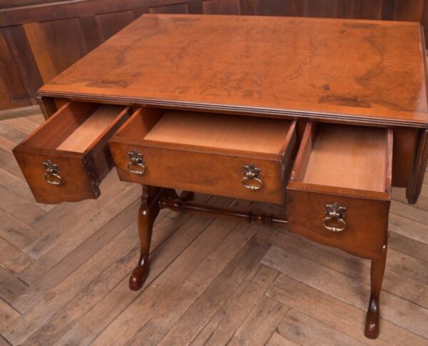 Burr Walnut Sofa Table SAI2197 - Image 11