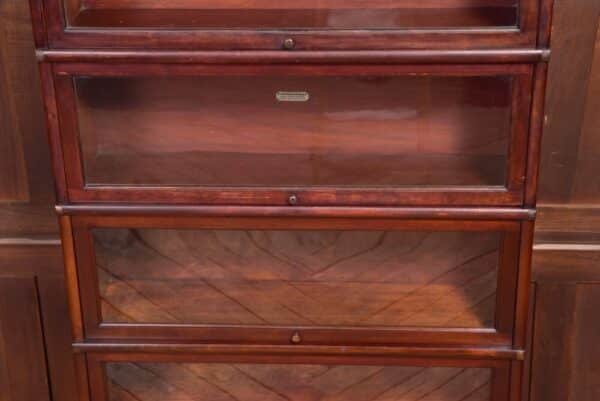 Edwardian Mahogany Globe Wernicke 5 Section Bookcase SAI2209 - Image 4