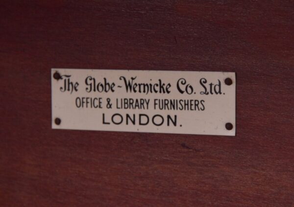 Edwardian Mahogany Globe Wernicke 3 Section Bookcase SAI2210 - Image 4
