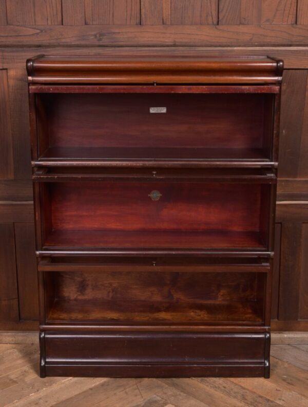 Edwardian Mahogany Globe Wernicke 3 Section Bookcase SAI2210 - Image 5