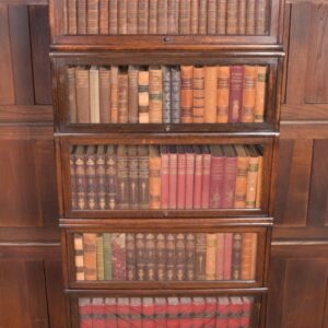 Edwardian Oak Globe Wernicke 5 Section Bookcase SAI2211 Antique Furniture